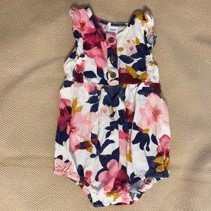 Old Navy 6-12M - Floral Bubble Romper